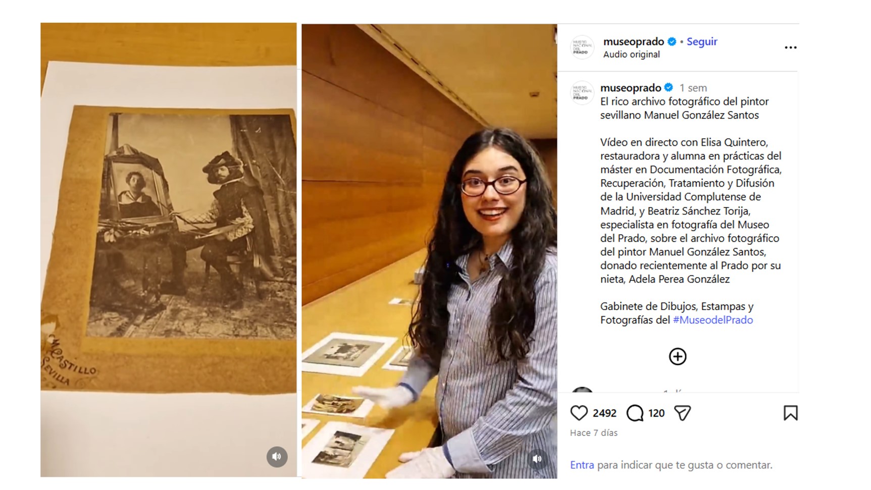 Compartiendo experiencias - Prácticas en el Museo del Prado 